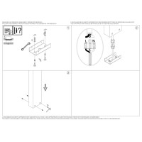 Светильник садово-парковый Ideal Lux Sirio LED PT1 H80 Белый 3000К LED 365404