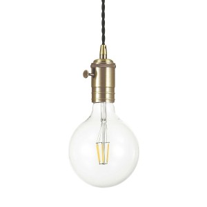 Светильник подвесной Ideal Lux Doc SP1 Латунь античная E27 163109