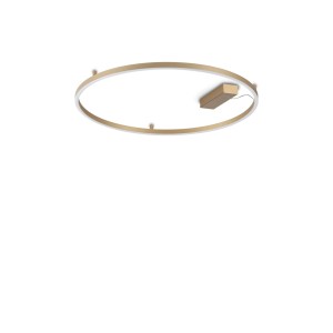 Люстра потолочная Ideal Lux Oracle Slim PL D070 Round Латунь 3000К 370248