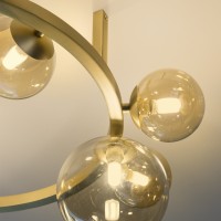 Торшер напольный Ideal Lux Perlage PT4 Янтарь G9 317816