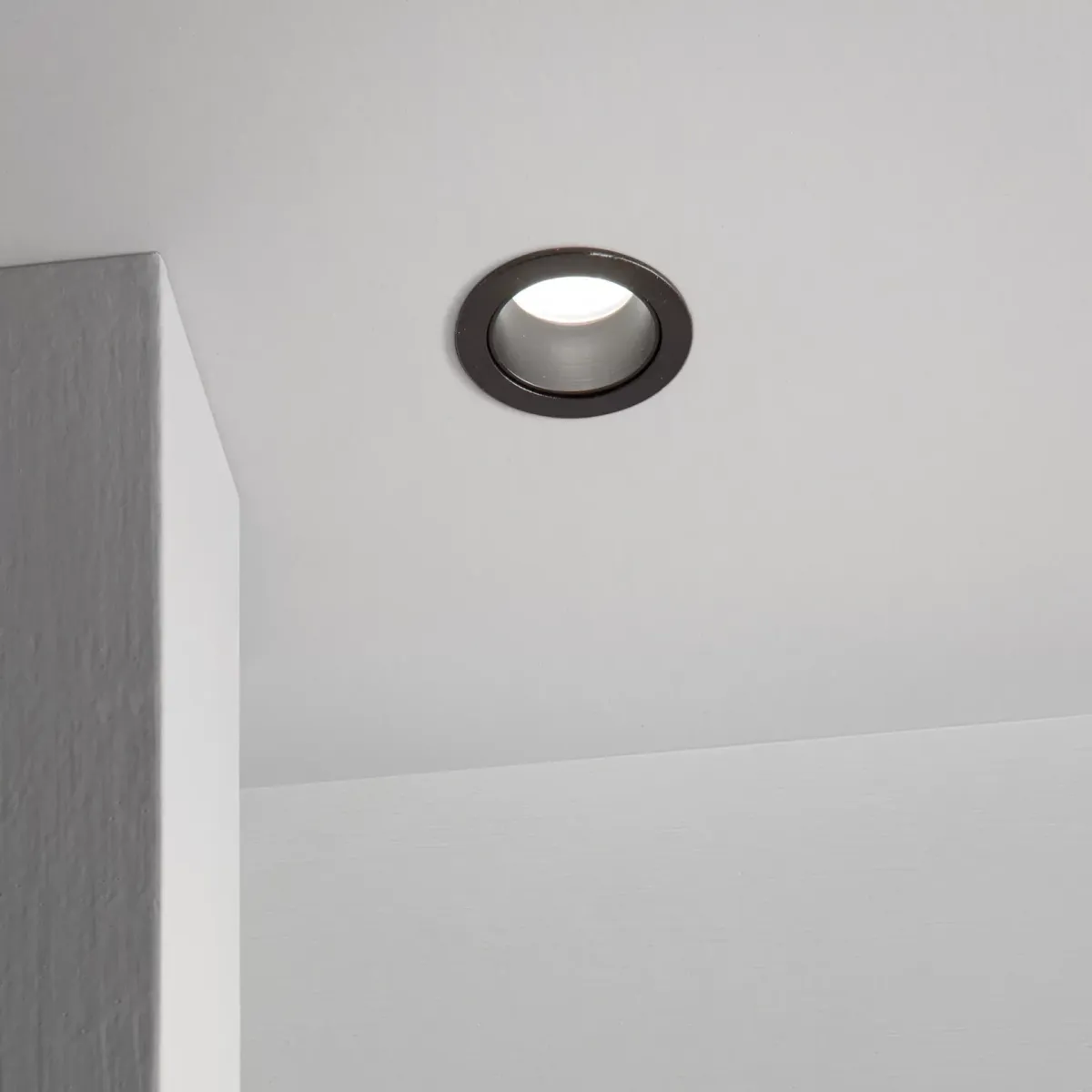 Светильник встраиваемый Ideal Lux Quark FI 12.0W 3000K LED Черный 322919