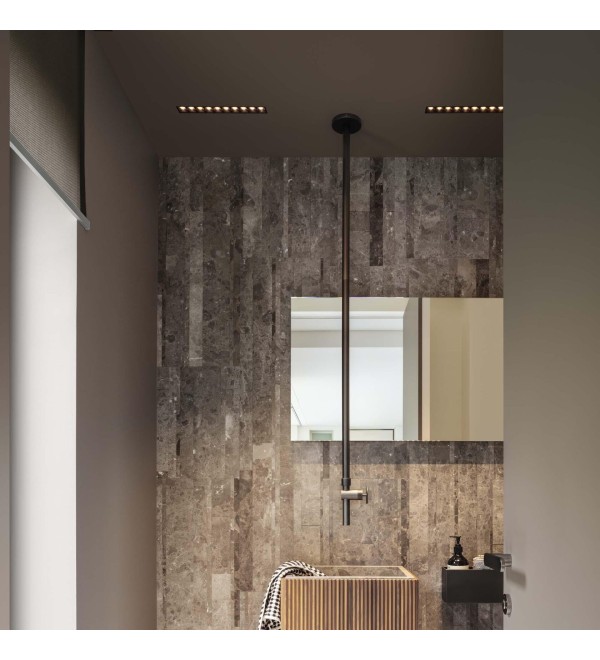 Светильник встраиваемый Ideal Lux Lika FI TRIM 08W 3000K Алюминий Белый / Черный 367309