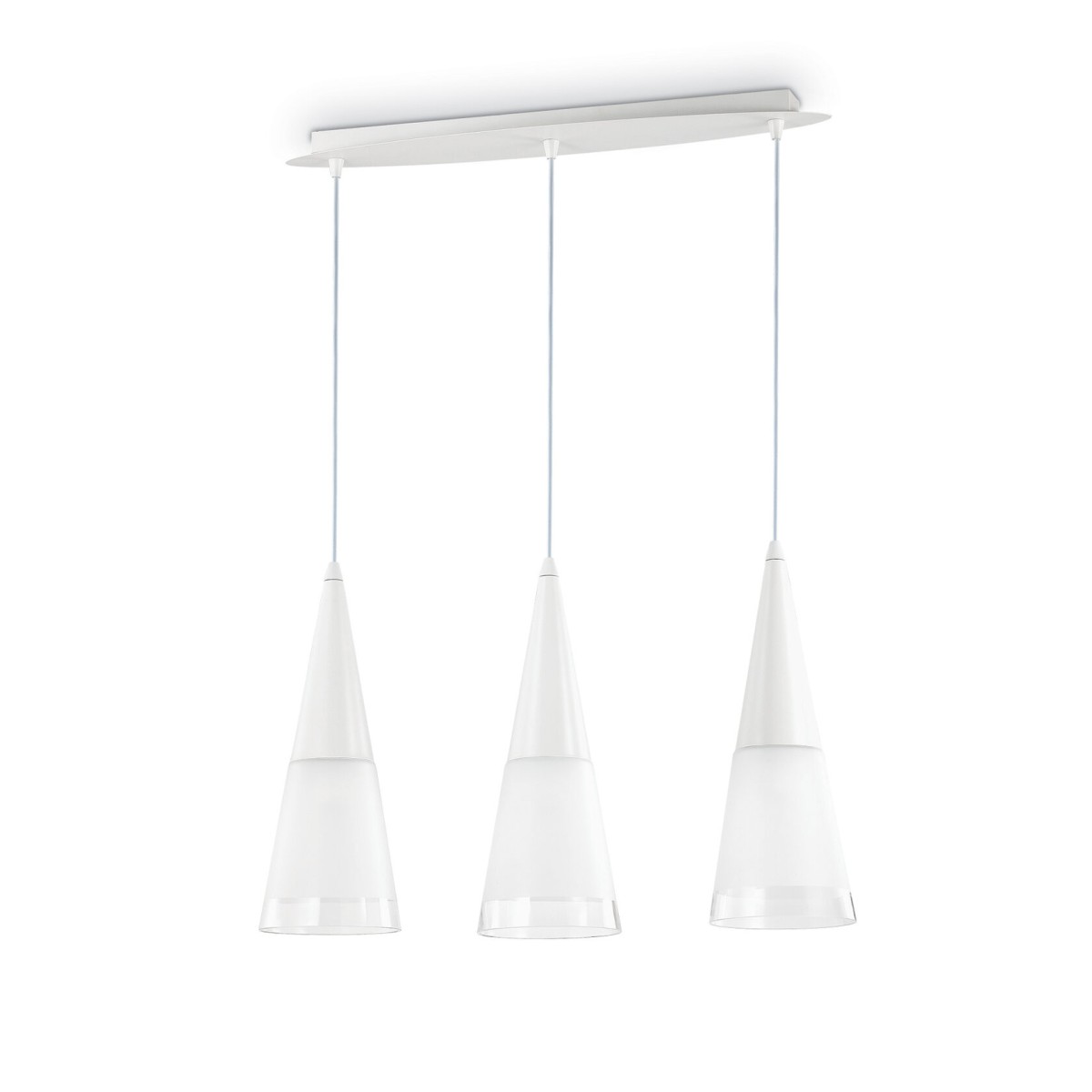 Светильник подвесной Ideal Lux Cono SP3 E14 Белый 112381