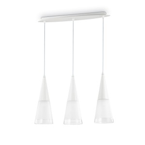 Светильник подвесной Ideal Lux Cono SP3 E14 Белый 112381