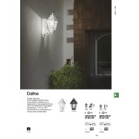 Светильник уличный Ideal Lux Dafne AP1 Big Белый E27 120423
