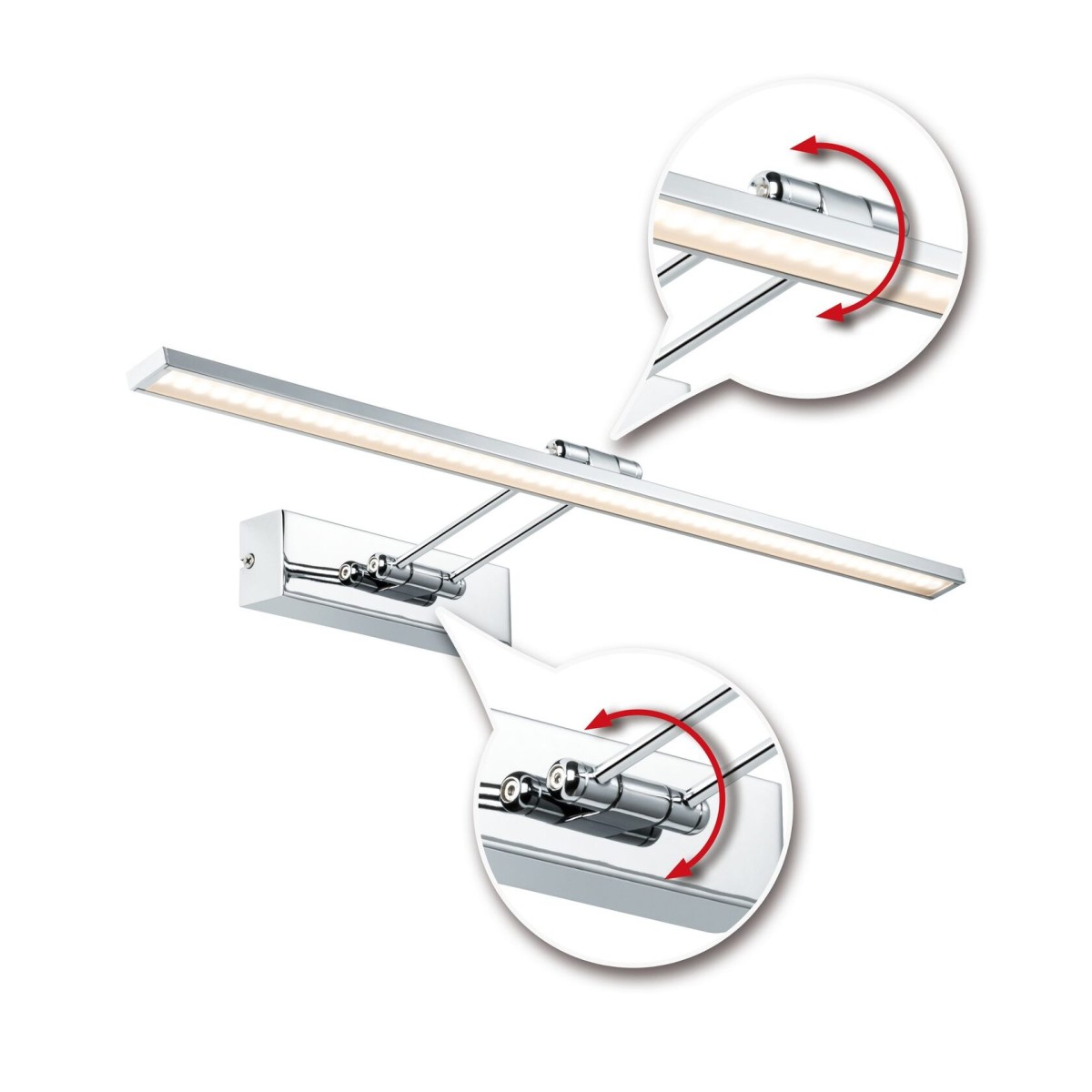 Светильник настенный Paulmann Beam Thirty L450 Белый / Хром LED 2700К 99892