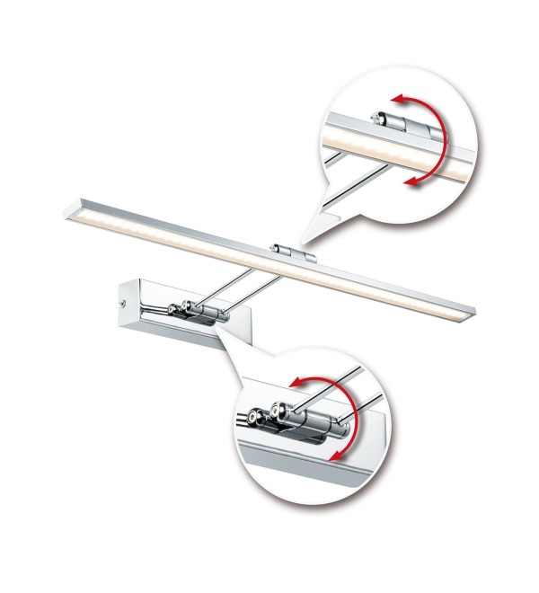Светильник настенный Paulmann Beam Thirty L450 Белый / Хром LED 2700К 99892