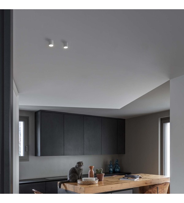 Светильник потолочный Ideal Lux Nitro PL D04 Square 3000K LED Черный мат. 319803