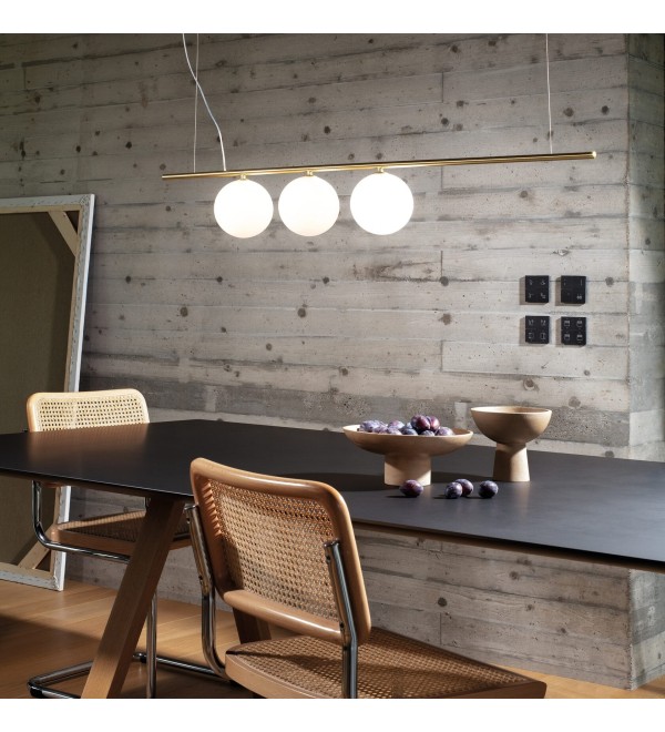 Люстра подвесная Ideal Lux Perline SP3 Латунь G9 282114