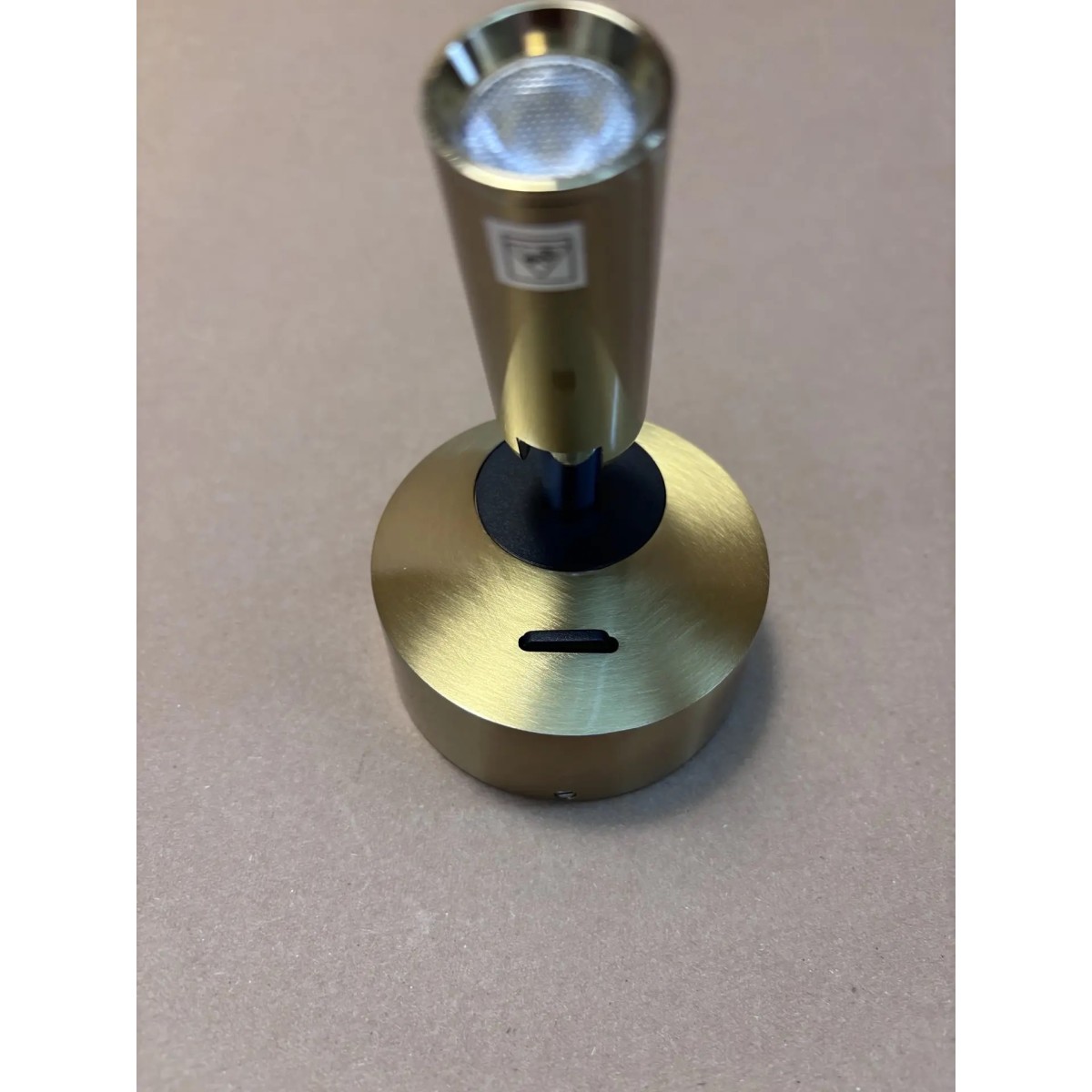Светильник настенный Ideal Lux Bean AP Round Латунь 3000К 260624