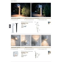 Светильник садово-парковый Paulmann Cube Flame Белый 2700К LED 93816