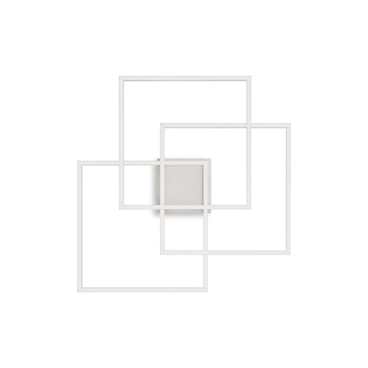 Люстра потолочная Ideal Lux Frame PL Quadrato Белый 2700К 2700K
