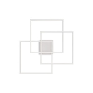 Люстра потолочная Ideal Lux Frame PL Quadrato Белый 2700К 2700K