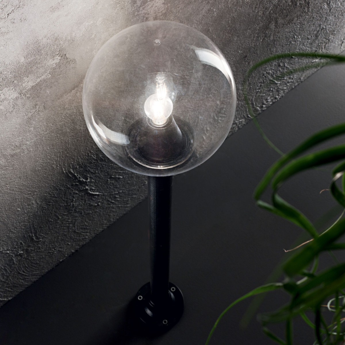 Светильник садово-парковый Ideal Lux Classic Globe PT1 Черный E27 187549
