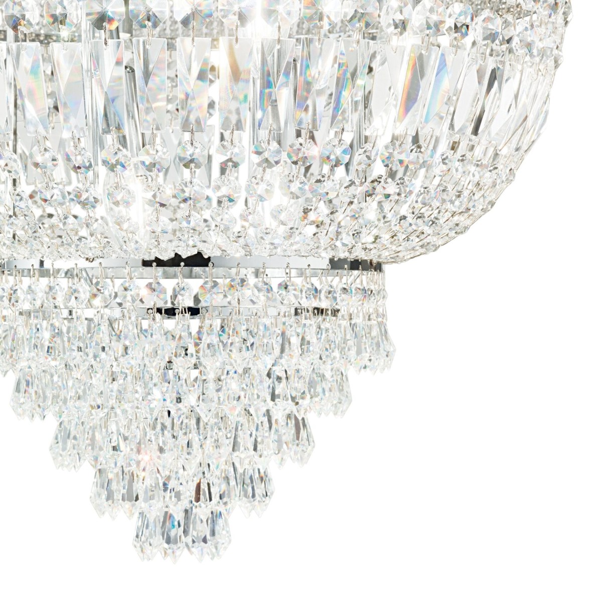 Люстра потолочная Ideal Lux Dubai PL6 Хром E14 207186