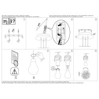 Люстра подвесная Ideal Lux Luce Max SP3 Хром E27 081762