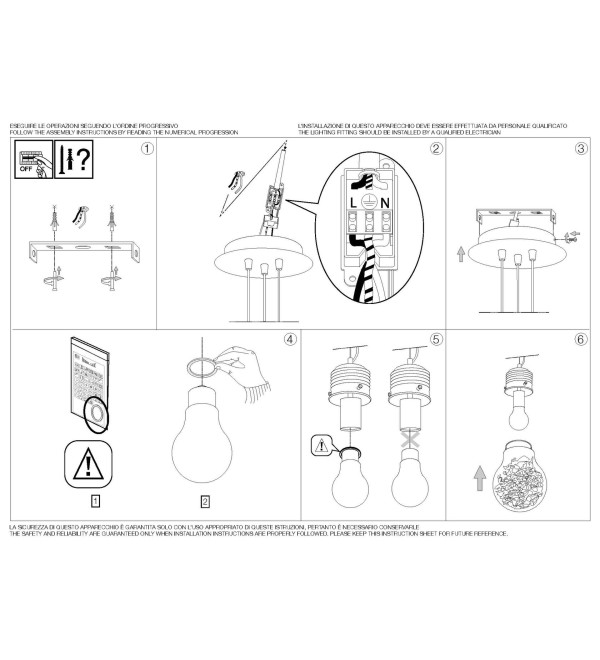 Люстра подвесная Ideal Lux Luce Max SP3 Хром E27 081762
