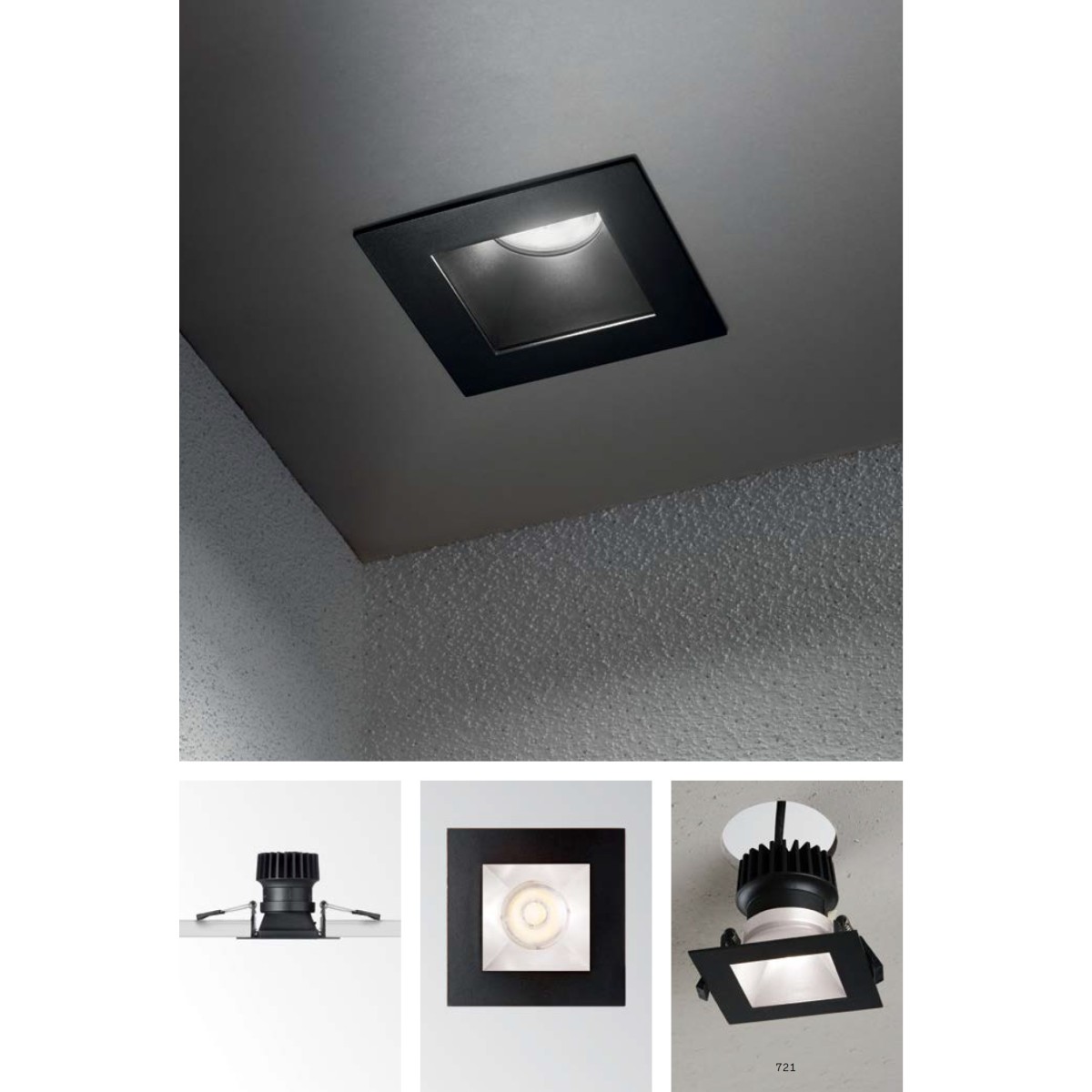 Светильник встраиваемый Ideal Lux Dynamic Source 15W 4000K LED Черный 208596