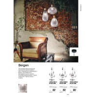 Светильник подвесной Ideal Lux Bergen-2 SP1 Серый E27 238838