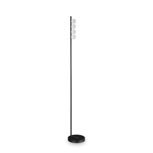 Торшер напольный Ideal Lux Binomio LED PT4 Черный 3000К 313313