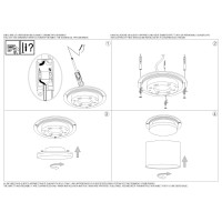 Светильник потолочный Ideal Lux Spike PL1 Round Черный GX53 278704