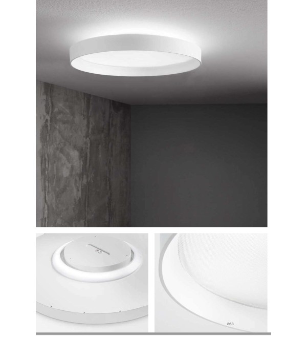 Светильник потолочный Ideal Lux Fly PL D90 2700K LED Белый 341200