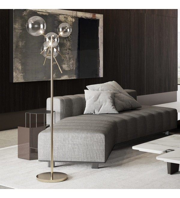 Торшер напольный Ideal Lux Equinoxe PT4 Серый G4 348292