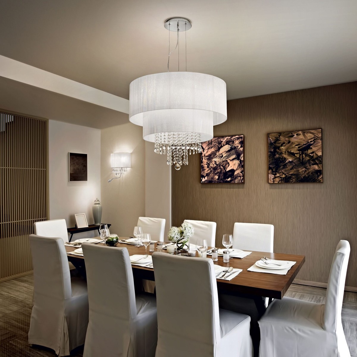 Люстра подвесная Ideal Lux Opera SP4 Белый E27 182179