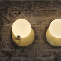 Светильник настенный Ideal Lux Ninfea AP1 Латунь GX53 293646