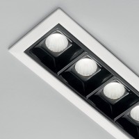 Светильник встраиваемый Ideal Lux Lika FI TRIM 12W 4000K Белый / Черный LED 26787