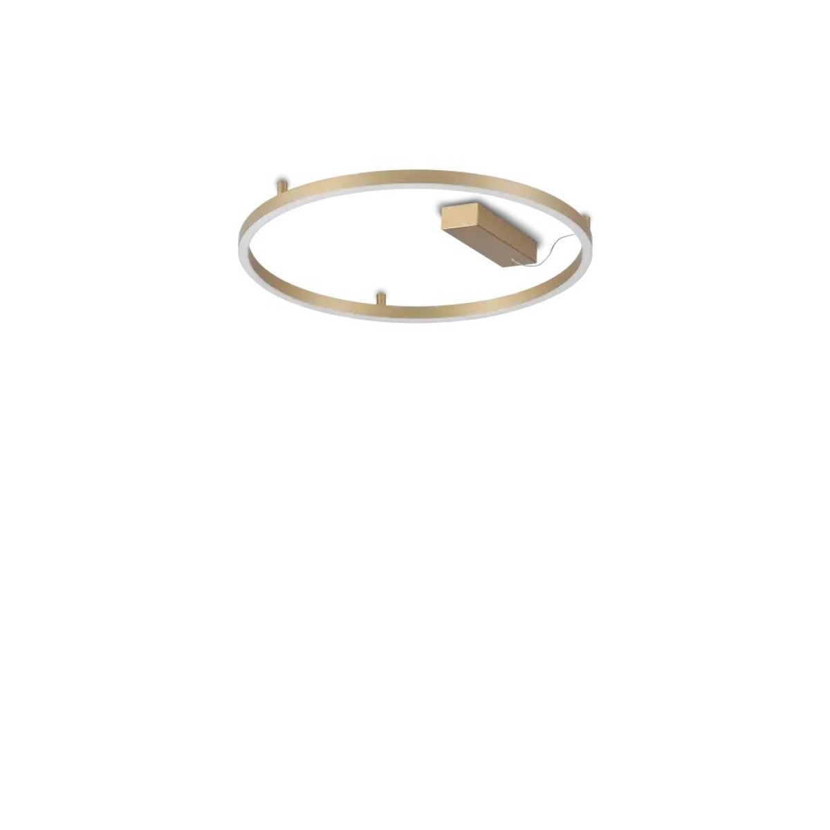 Люстра потолочная Ideal Lux Oracle Slim PL D050 Round Латунь 3000К 370217