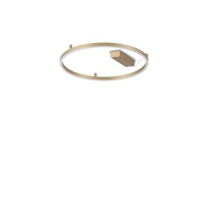 Люстра потолочная Ideal Lux Oracle Slim PL D050 Round Латунь 3000К 370217