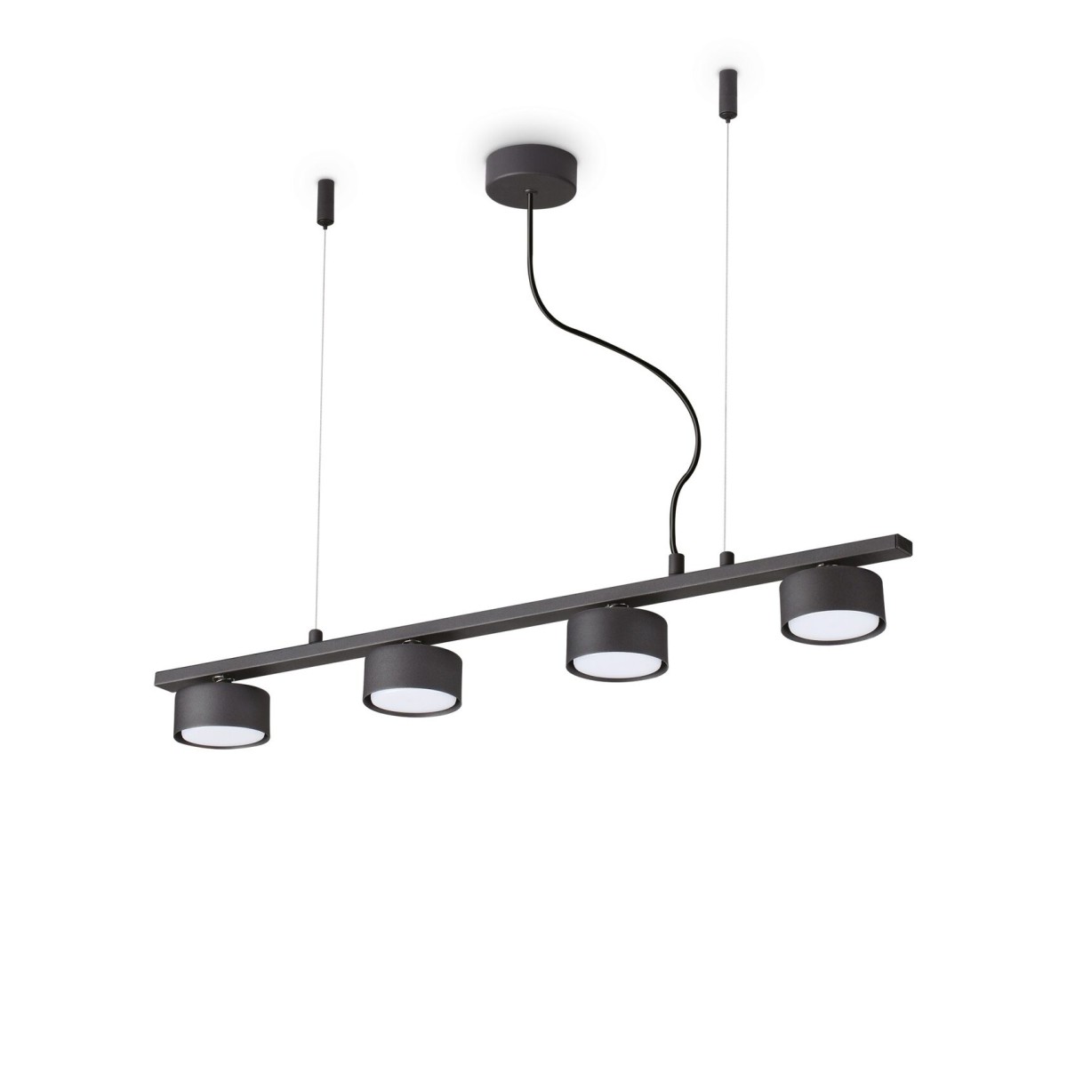 Люстра подвесная Ideal Lux Minor SP4 Linear Черный GX53 235455