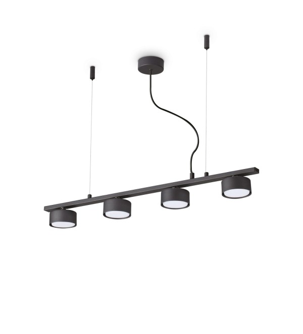 Люстра подвесная Ideal Lux Minor SP4 Linear Черный GX53 235455