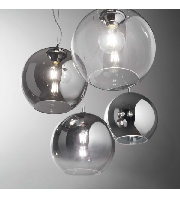 Светильник подвесной Ideal Lux Nemo SP1 D30 Хром E27 250335
