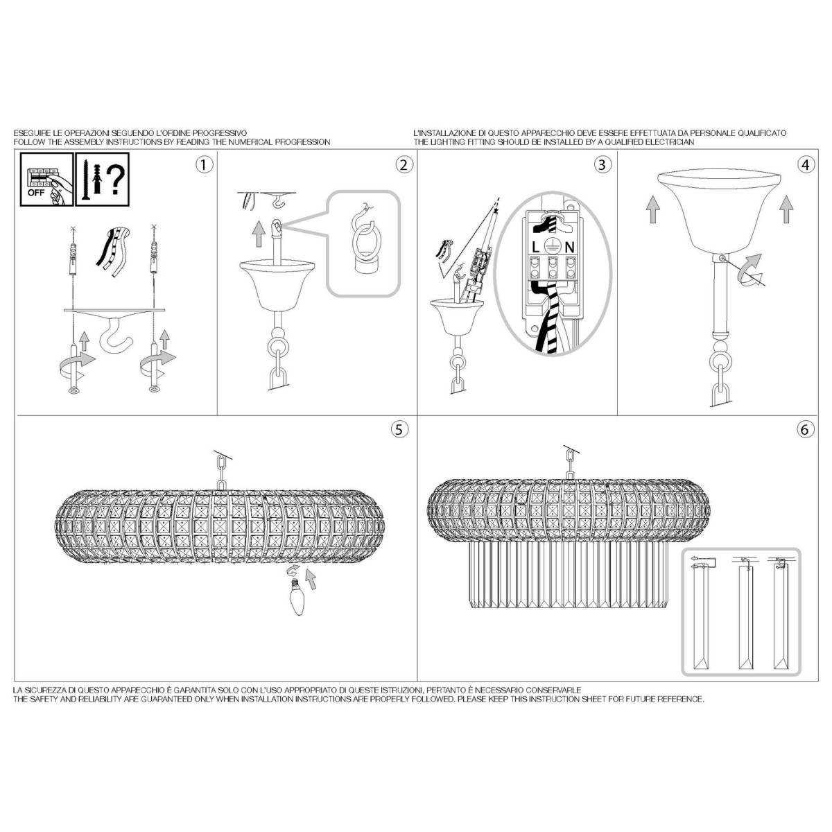 Люстра подвесная Ideal Lux Nabucco SP12 Золотистый E14 237794