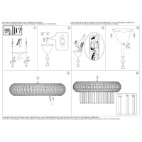 Люстра подвесная Ideal Lux Nabucco SP12 Золотистый E14 237794