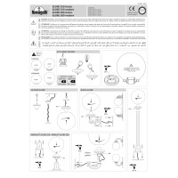 Светильник садово-парковый Ideal Lux Classic Globe PT1 Черный E27 187549