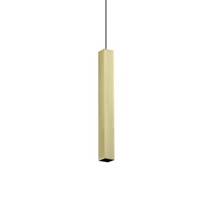 Светильник подвесной Ideal Lux Look SP01 Square D4.0 H040 Латунь GU10 366982