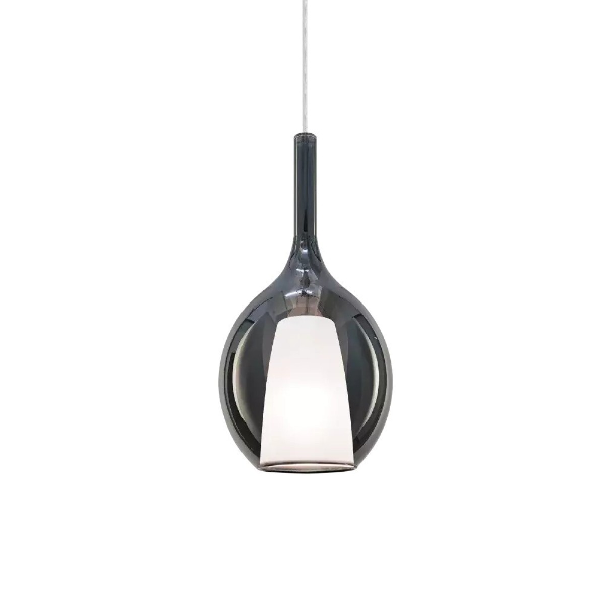 Светильник подвесной Ideal Lux Kalique SP1-2 D18 Серый E27 359984