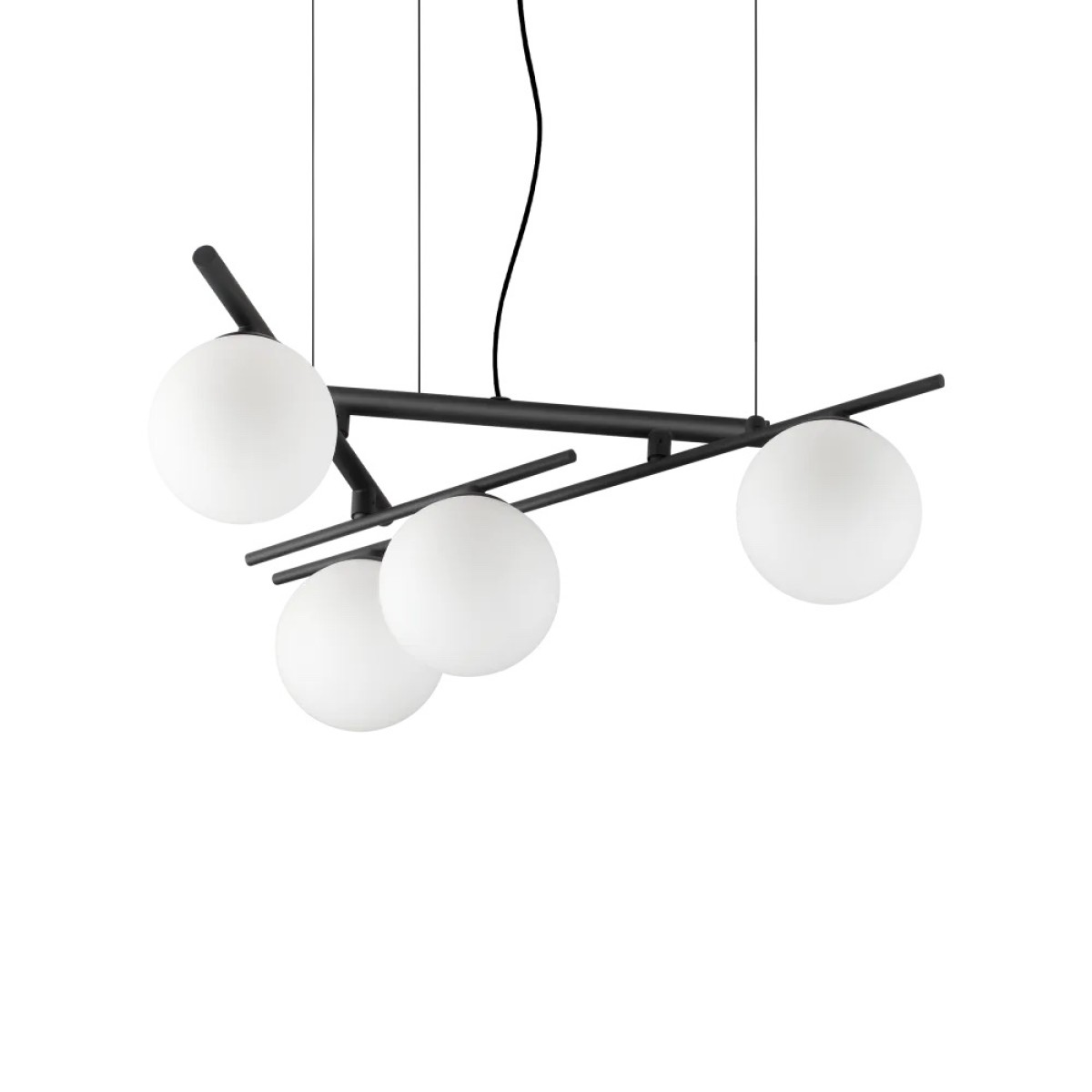 Люстра подвесная Ideal Lux Atlas SP4 G9 Черная 365091