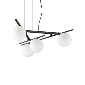 Люстра подвесная Ideal Lux Atlas SP4 G9 Черная 365091