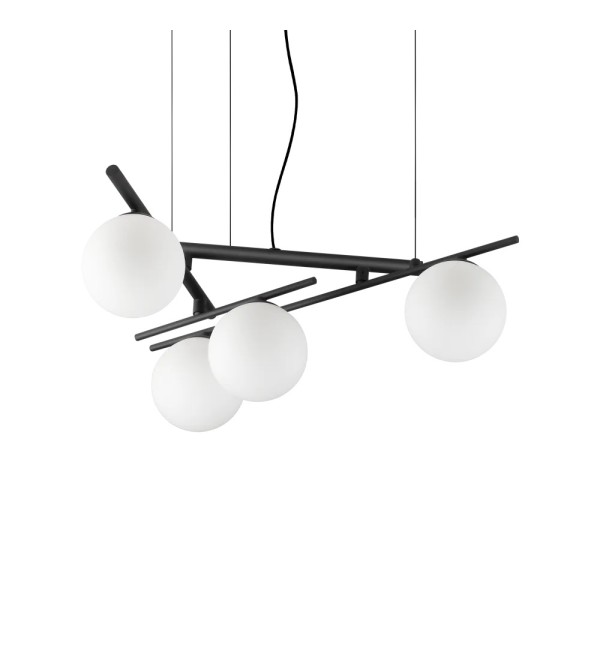 Люстра подвесная Ideal Lux Atlas SP4 G9 Черная 365091