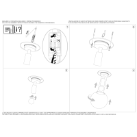 Светильник настенно Ideal Lux Mapa AP1 D30 Белый E27 059822