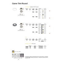 Светильник встраиваемый Ideal Lux Game Trim Round11Вт LED Белый / Золото 3000К 192307