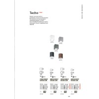 Светильник уличный Ideal Lux Techo PL1 Square D09 Черный GU10 251578