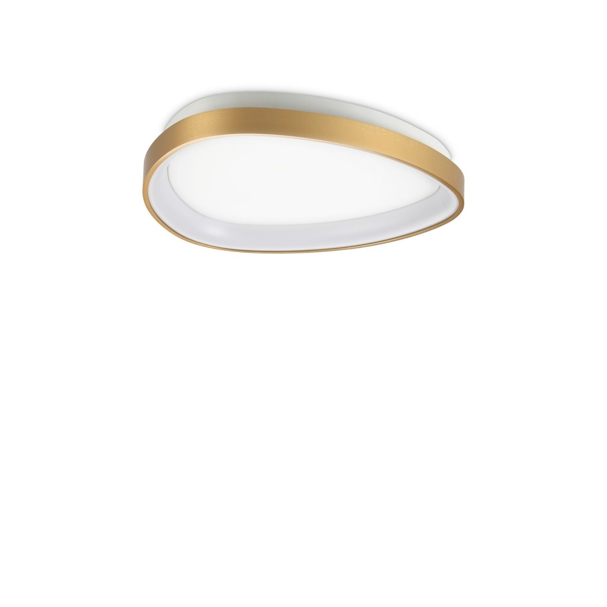 Люстра потолочная Ideal Lux Gemini PL D042 On-Off 3000K Латунь LED 328034