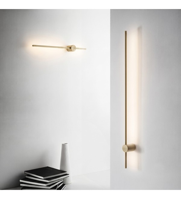 Светильник настенный Ideal Lux Essence AP Round D115 luce ind. 3000К LED Латунь 371719