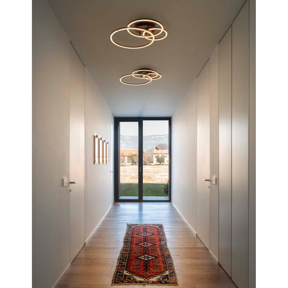 Люстра потолочная Ideal Lux Frame PL Сerchio Черный 3000К 269825