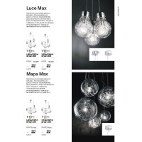 Светильник подвесной Ideal Lux Mapa SP1 D40 Прозрачный E27 045122
